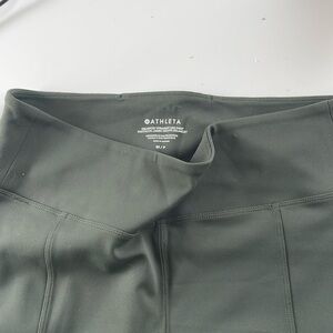 Athleta Delancey Straight Leg Pant - Olive Green